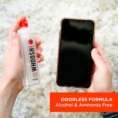 Whoosh! Screen Shine Duo - Σετ Καθαρισμού Οθόνης με Υγρά Σπρέι 100ml & 8ml και 2 x Αντιμικροβιακά Πανάκια από Μικροΐνες (1FG108ENFR)