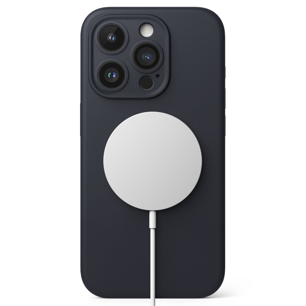 Ringke Silicone Magnetic - Ανθεκτική MagSafe Θήκη Σιλικόνης - Apple iPhone 15 Pro Max - Deep Blue (8809919307048)