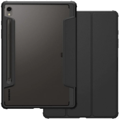 Spigen Ultra Hybrid Pro - Θήκη Samsung Galaxy Tab S10 Lite 10.9" / S10 FE 10.9" / S9 FE 10.9" / S9 11" με Υποδοχή για Γραφίδα - Black (ACS07077)