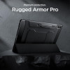 Spigen Rugged Armor Pro - Θήκη Samsung Galaxy Tab S10 Ultra / S9 Ultra / S8 Ultra 14.6'' με Υποδοχή για Γραφίδα - Black (ACS06538)