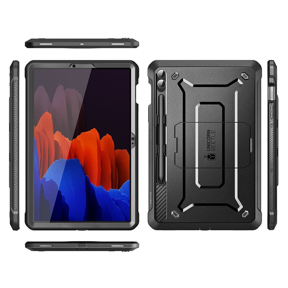 Supcase Ανθεκτική Θήκη Unicorn Beetle Pro - Samsung Galaxy Tab S9 FE Plus 12.4" X610 / X616B με Υποδοχή S Pen - Black (843439138360)