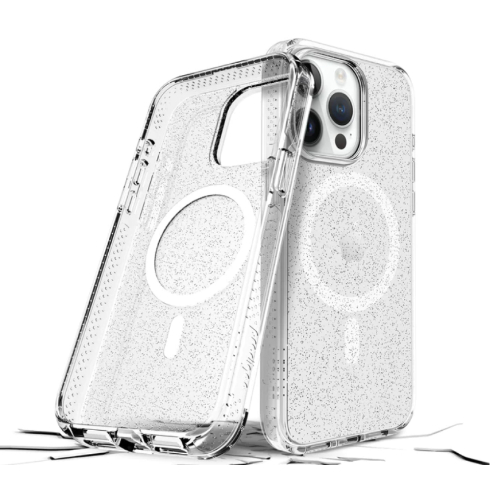Prodigee Super Star - Σκληρή Ανθεκτική Διάφανη Θήκη MagSafe - Apple iPhone 15 Pro Max - Clear (IPH15P-6.7-STRM-CLR)