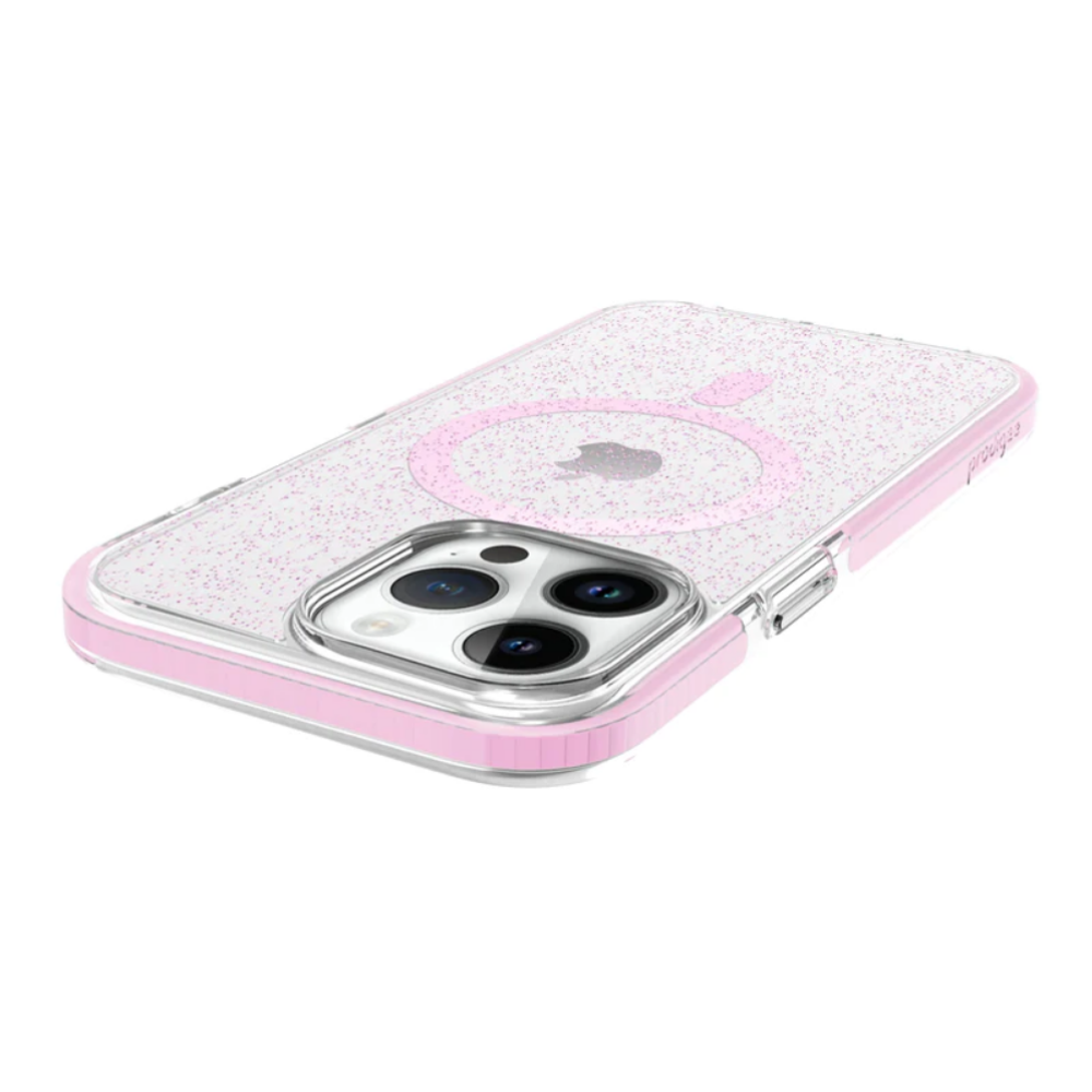 Prodigee Super Star - Σκληρή Ανθεκτική Διάφανη Θήκη MagSafe - Apple iPhone 15 Pro - Rose (IPH15P-6.1-STRM-RSE)