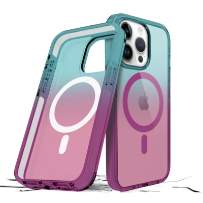 Θήκη iPhone 15 Pro Max Prodigee Safetee Flow + Mag Ανθεκτική Ημιδιάφανη με MagSafe - Space (IPH15P-6.7-FLWM-SPC)