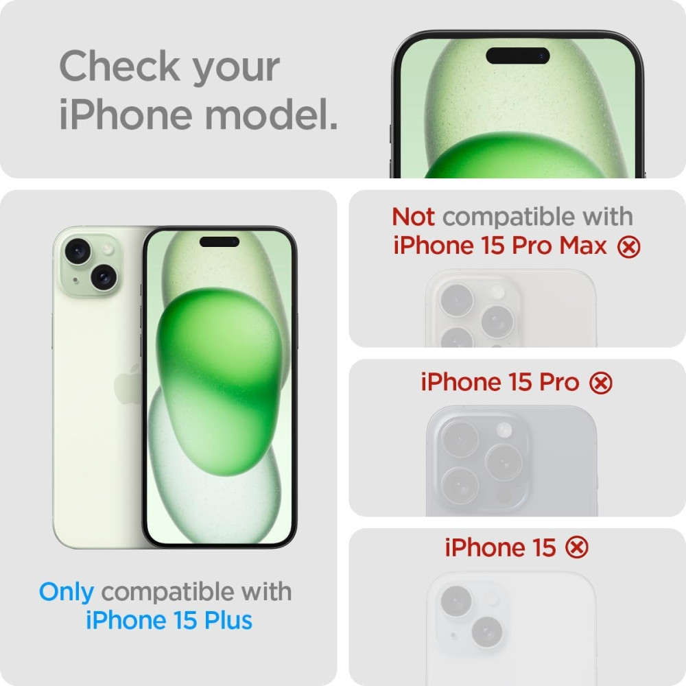 Spigen Privacy Tempered Glass GLAS.tR EZ Fit - Αντιχαρακτικό Γυαλί Προστασίας Απορρήτου Οθόνης Apple iPhone 16 Plus / 15 Plus - 2 Τεμάχια (AGL06885)