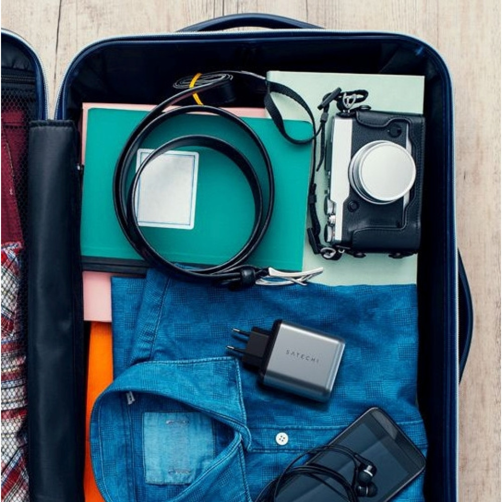 Satechi 20W USB-C PD Wall Charger - Φορτιστής Τοίχου / Αντάπτορας με 1 x Type-C - 20W - Grey (ST-UC20WCM-EU)