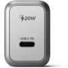 Satechi 20W USB-C PD Wall Charger - Φορτιστής Τοίχου / Αντάπτορας με 1 x Type-C - 20W - Grey (ST-UC20WCM-EU)