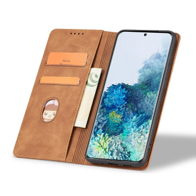 Bodycell Θήκη - Πορτοφόλι Xiaomi Redmi 9T - Brown (5206015063138)