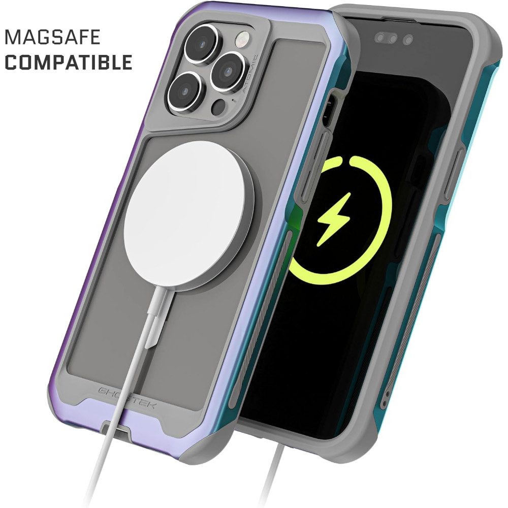Ghostek Atomic Slim 4 - Ανθεκτική Θήκη MagSafe - Apple iPhone 15 Pro Max - Prismatic (GHOCAS3532)