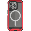 Ghostek Atomic Slim 4 - Ανθεκτική Θήκη MagSafe - Apple iPhone 15 Pro - Red (GHOCAS3520)