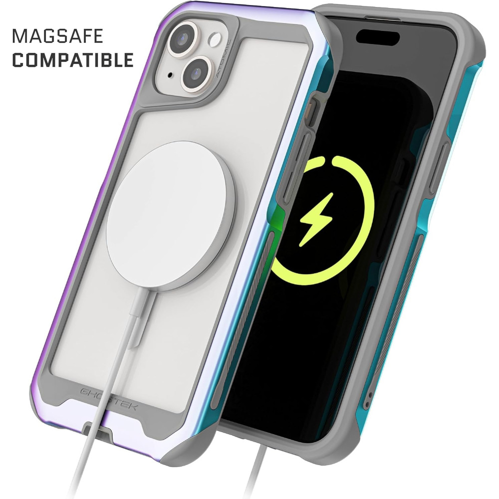 Ghostek Atomic Slim 4 - Ανθεκτική Θήκη MagSafe - Apple iPhone 15 Plus - Prismatic (GHOCAS3510)
