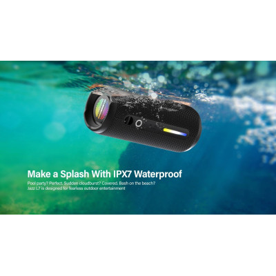 Ηχείο Riversong Bluetooth Speaker Jazz L7 Αδιάβροχο Ασύρματο με RGB Φωτισμό - Black (SP35B)