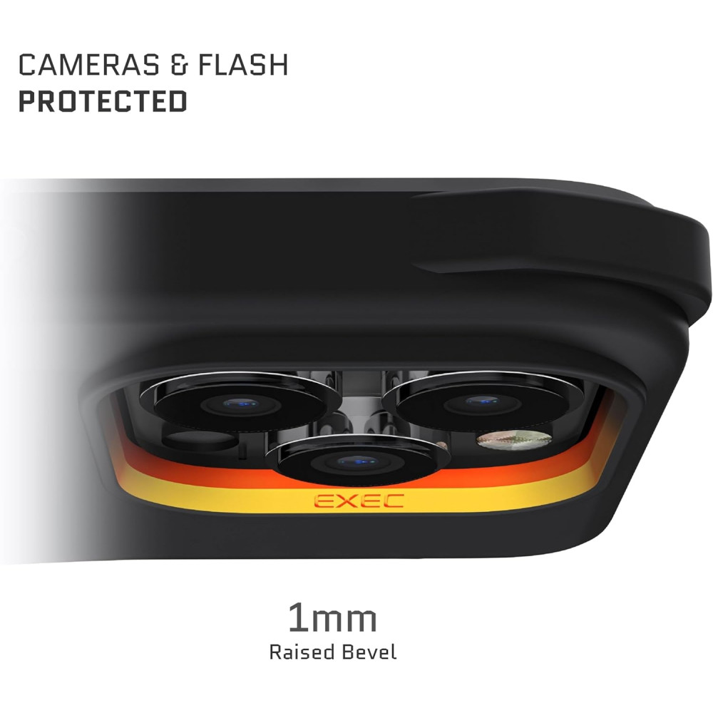 Ghostek Exec 6 - Ανθεκτική MagSafe Θήκη - Πορτοφόλι Apple iPhone 15 Pro Max - Black (GHOCAS3604)