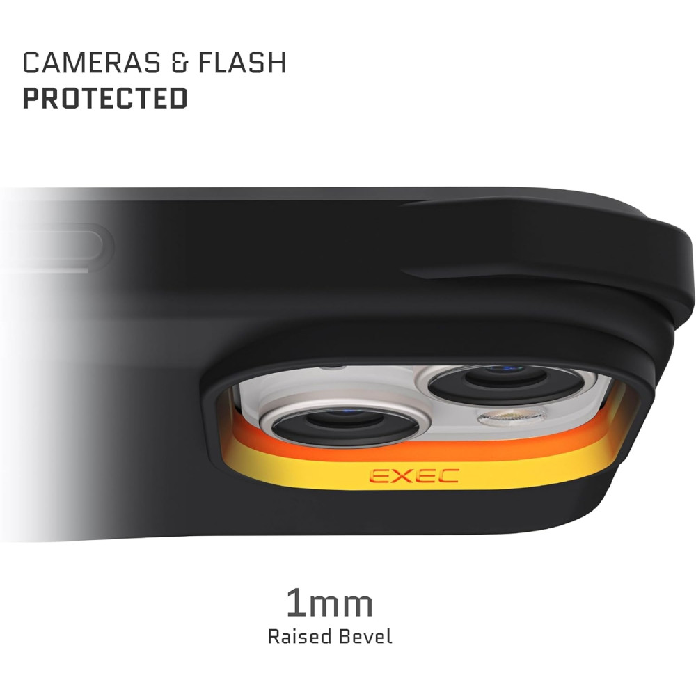 Ghostek Exec 6 - Ανθεκτική MagSafe Θήκη - Πορτοφόλι Apple iPhone 15 - Black (GHOCAS3598)