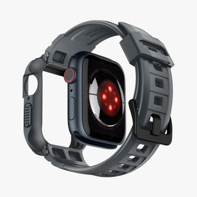 Spigen Rugged Armor Pro - Θήκη Apple Watch Series SE/9/8/7/6/5/4 (45/44mm) - Dark Gray (ACS07387)