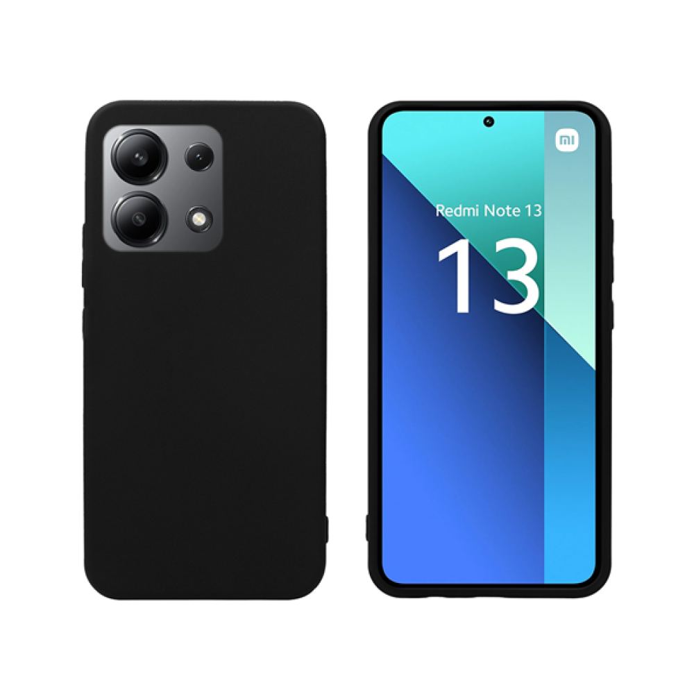 Θήκη Σιλικόνης - Xiaomi Redmi Note 13 4G - Vivid Silicone Case - Black (VIMAT349BK)