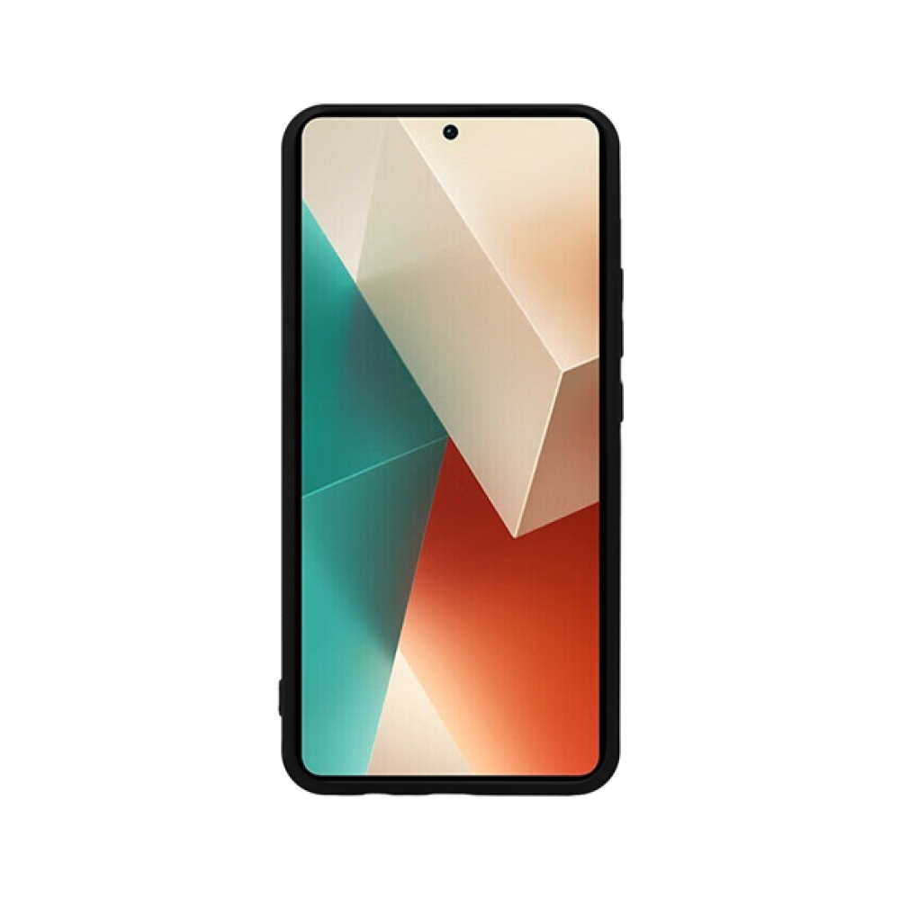 Σετ Θήκη Σιλικόνης & Tempered Glass - Xiaomi Redmi Note 13 5G - Vivid Set - Transparent / Black (VIMAT354BKGLASSTN)