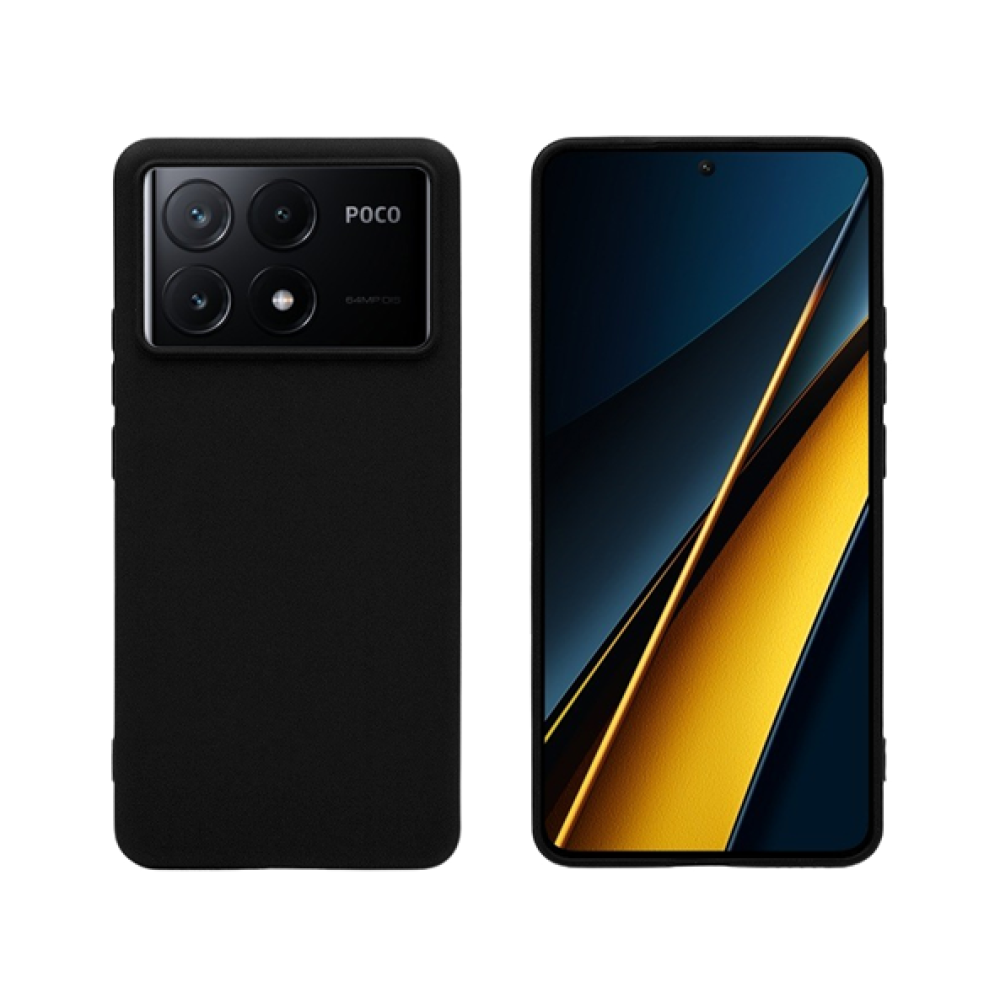 Σετ Θήκη Σιλικόνης & Tempered Glass - Xiaomi Poco X6 Pro - Vivid Set - Transparent / Black (VIMAT358BKGLASSTN)