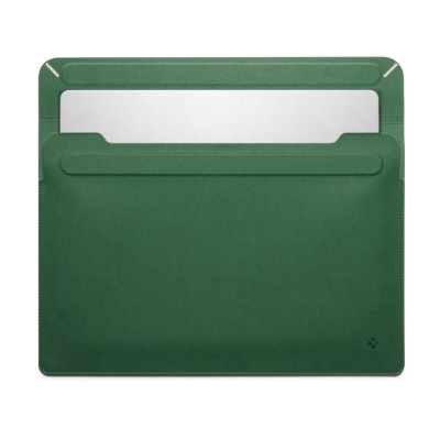 Spigen Laptop Pouch Valentinus 14 - Eco-Leather Θήκη για Laptop έως 13-14" - JeJu Green (AFA06417)
