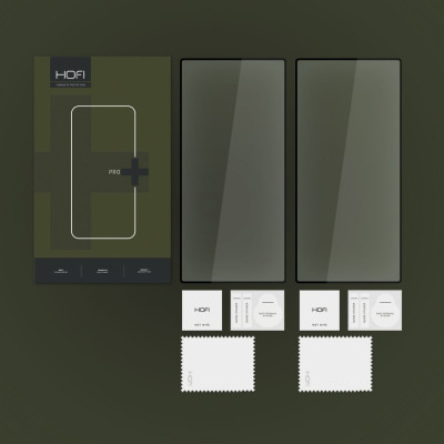 Full Face Αντιχαρακτικό Γυαλί Οθόνης - Samsung Galaxy S24 Ultra - Hofi Premium Pro+ Tempered Glass - 2 Τεμάχια - Black (5906203690343)