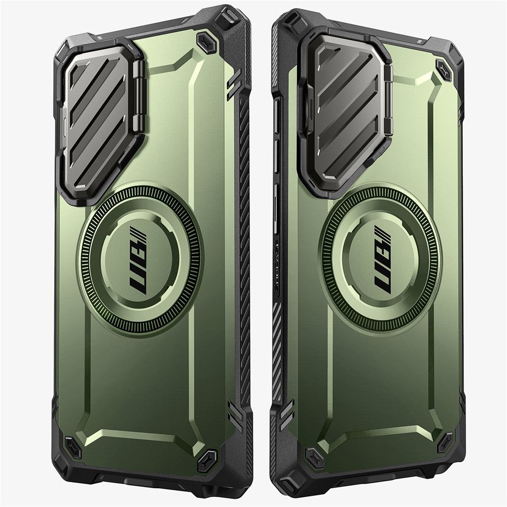 Ανθεκτική Θήκη MagSafe με Μεταλλικό Κάλυμμα για την Κάμερα - Samsung Galaxy S24 Ultra - Supcase Unicorn Beetle XT Mag - Guldan (843439138964)