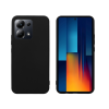 Σετ Θήκη Σιλικόνης & Tempered Glass - Xiaomi Redmi Note 13 Pro 4G / Poco M6 Pro 4G - Vivid Set - Transparent / Black (VIMAT359BKGLASSTN)