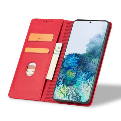 Bodycell Θήκη - Πορτοφόλι Xiaomi Redmi 13C / Poco C65 - Red (5206015073144)