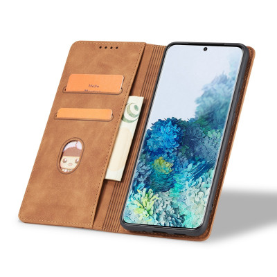 Bodycell Θήκη - Πορτοφόλι Xiaomi Redmi 13C / Poco C65 - Brown (5206015073137)