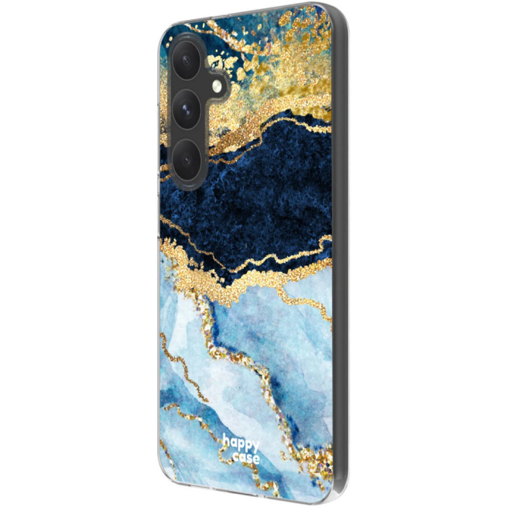 Θήκη Σιλικόνης - Samsung Galaxy S24 - HappyCase - Blue Marble (8719246442384)