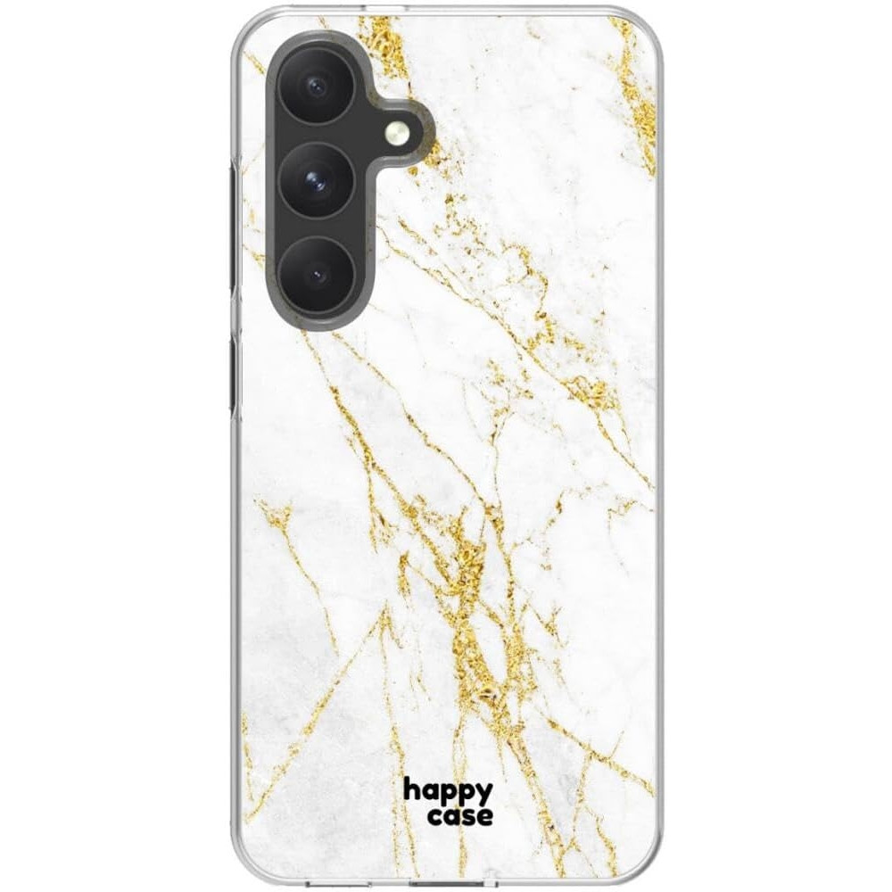 Θήκη Σιλικόνης - Samsung Galaxy S24 - HappyCase - Marble Print (8719246442391)