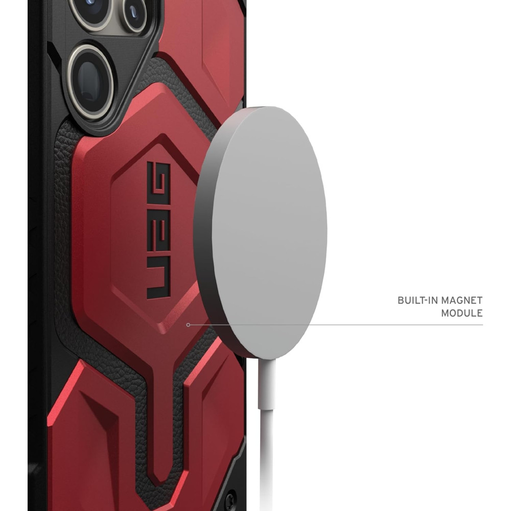 Ανθεκτική Θήκη MagSafe - Samsung Galaxy S24 Ultra - UAG Monarch Pro - Crimson (214416119494)