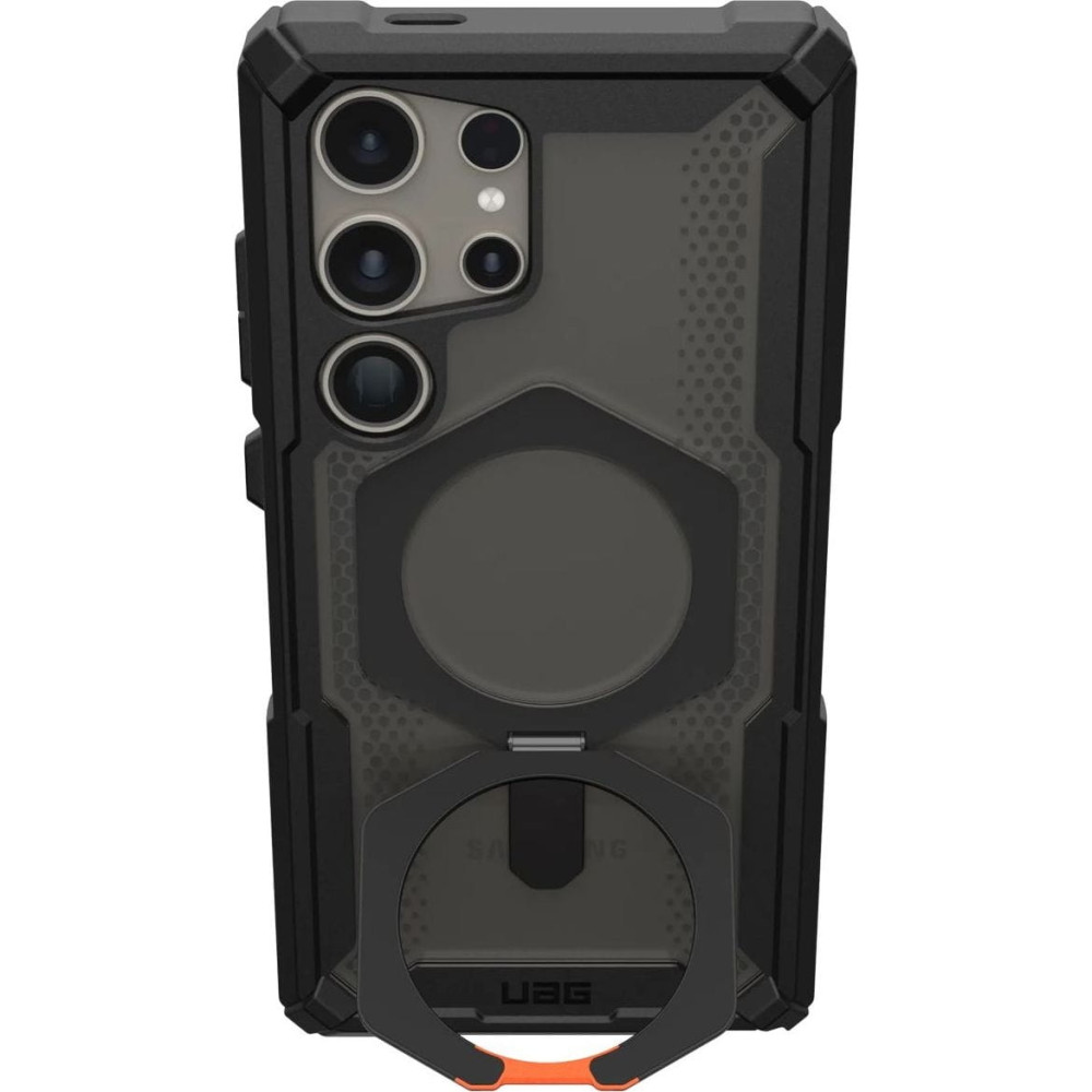 Ανθεκτική Θήκη με Kickstand - Samsung Galaxy S24 Ultra - UAG Plasma XTE - Black / Orange (214447114097)