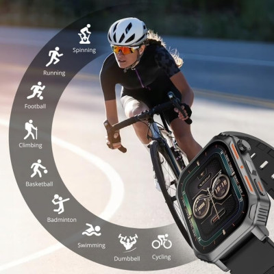 Riversong Smartwatch Motive 8S - Space Gray (SW803G)