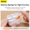 Baseus Cleaning Brush - Εργαλείο / Βουρτσάκι Καθαρισμού AirPods / Ακουστικών EarBuds / Smartphone / Smartwatch / Camera - White (NGBS000002)