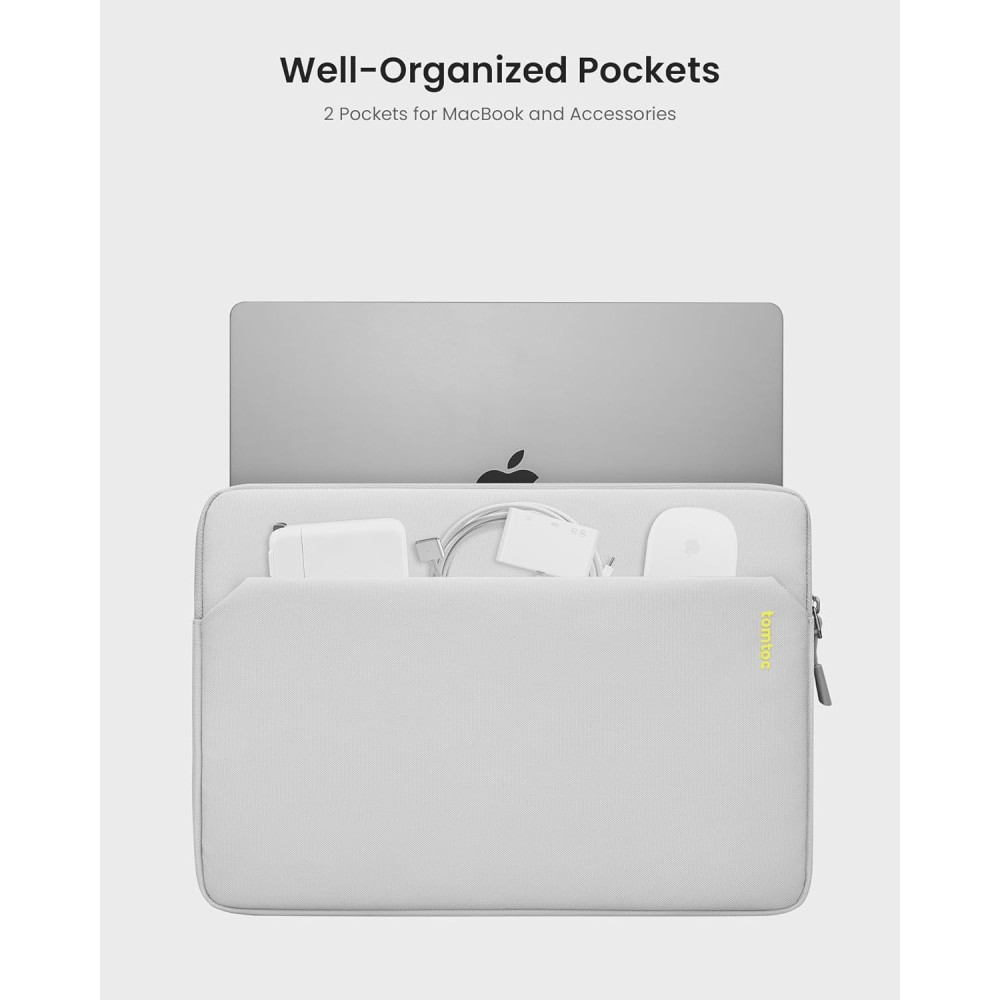 Tomtoc Light A18 Laptop Sleeve - Θήκη για Laptop 14" - Light Gray (A18D2G1)