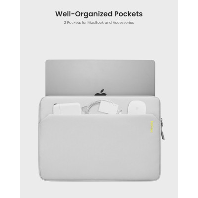 Tomtoc Light A18 Laptop Sleeve - Θήκη για Laptop 14" - Light Gray (A18D2G1)