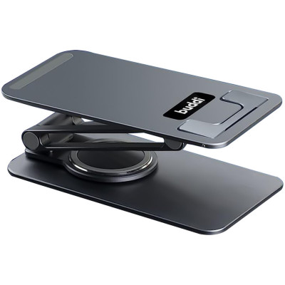 Buddi Phone Holder for Desk - Αναδιπλούμενη Περιστρεφόμενη Βάση Γραφείου για Smartphone / Tablet - Space Grey - 5 Έτη Εγγύηση (8719246408212)