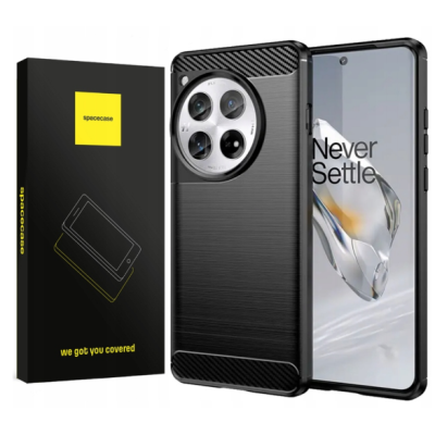 Θήκη Σιλικόνης - OnePlus 12 - Spacecase Carbon - Black (5905719107314)