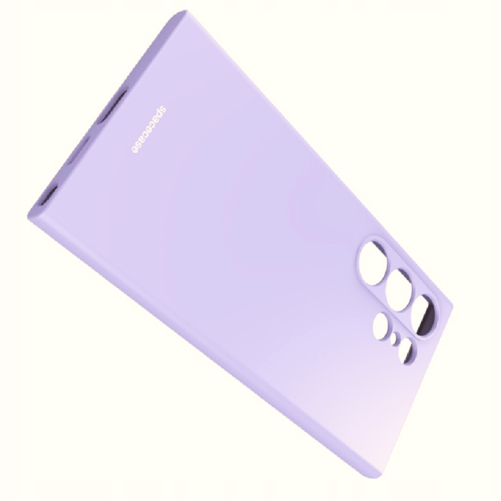Θήκη Σιλικόνης - Samsung Galaxy S24 Ultra - Spacecase Silicone Case - Light Purple (5905719106683)