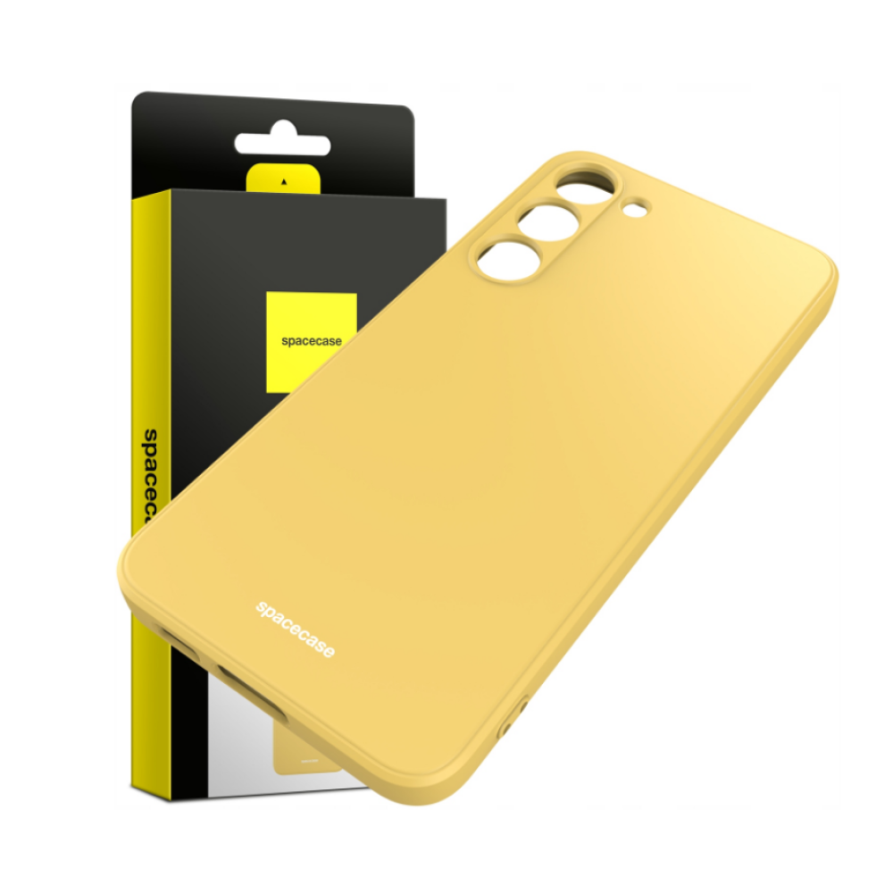 Spacecase Silicone Case - Θήκη Σιλικόνης Samsung Galaxy S23 Plus - Yellow (5905123475139)