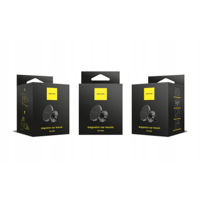 Spacecase SC02 Magnetic Air Vent Car Holder - Μαγνητική Βάση Στήριξης Κινητών / Smartphone για Αεραγωγούς Αυτοκινήτων - Black (5905123421532)