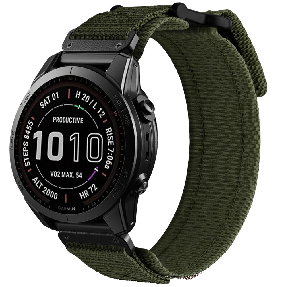Tech-Protect Λουράκι Scout Pro - Garmin Fenix 5/6/6 Pro/7/8/E (47mm) - Military Green (5906302309344)
