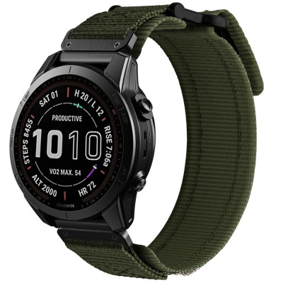 Tech-Protect Λουράκι Scout Pro - Garmin Fenix 5/6/6 Pro/7/8/E (47mm) - Military Green (5906302309344)