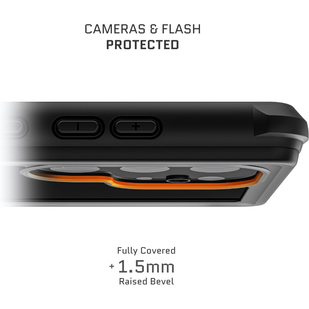 Ανθεκτική Αδιάβροχη Θήκη με Περιστρεφόμενο Κλιπ Ζώνης - Samsung Galaxy S24 Ultra - Ghostek Nautical 4 - Black (GHOCAS3724)