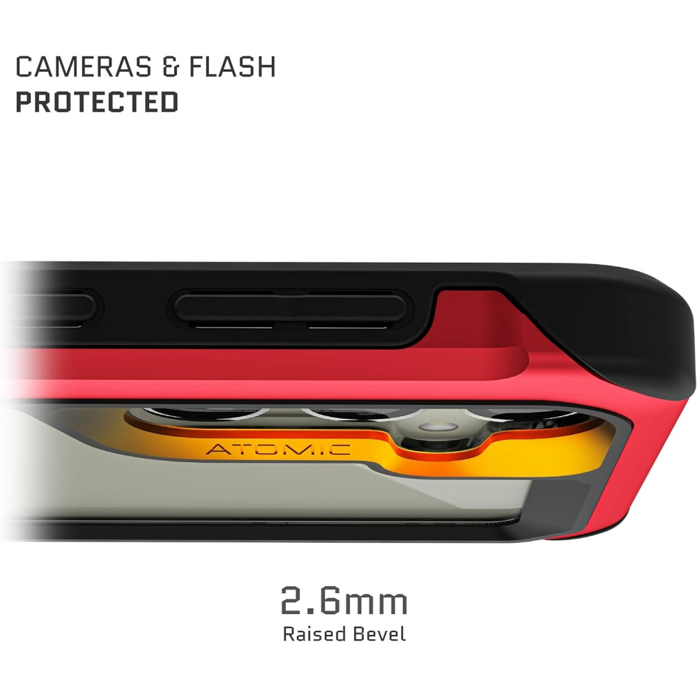 Διάφανη Ανθεκτική Θήκη - Samsung Galaxy S24 Plus - Ghostek Atomic Slim 4 - Red (GHOCAS3693)