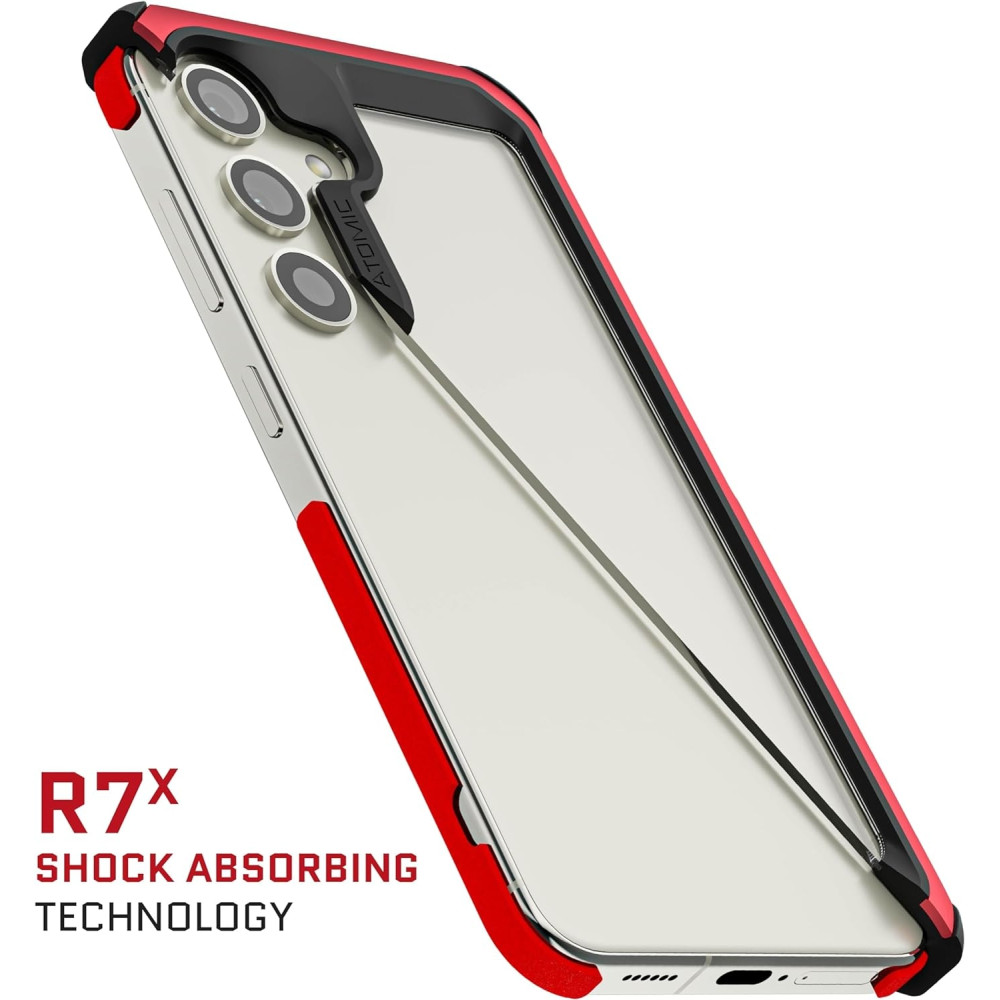 Διάφανη Ανθεκτική Θήκη - Samsung Galaxy S24 - Ghostek Atomic Slim 4 - Red (GHOCAS3682)