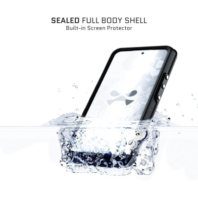 Ανθεκτική Αδιάβροχη Θήκη - Samsung Galaxy S24 Plus - Ghostek Nautical Slim - Black (GHOCAS3728)