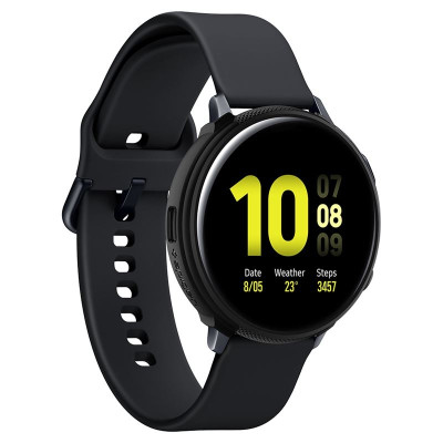 Spigen Liquid Air - Θήκη Σιλικόνης Samsung Galaxy Watch Active 2 40mm - Matte Black (ACS00218)