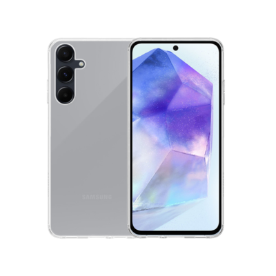 Σετ Διάφανη Θήκη Σιλικόνης & Full Face Tempered Glass - Samsung Galaxy A55 - Vivid Set Gelly Case & Full Face Tempered Glass - Transparent / Black (VIGELLY368GLASSBK)