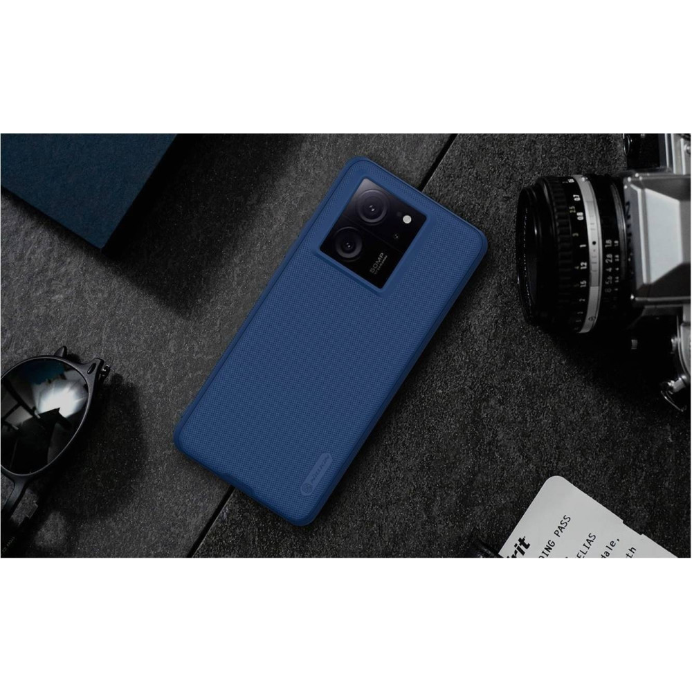 Nillkin Super Frosted Shield Pro - Σκληρή Ανθεκτική Θήκη - Xiaomi 13T / 13T Pro - Blue (6902048270527)
